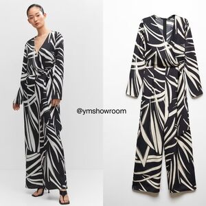 🔥Last 2🔥MANGO SATIN JUMPSUIT